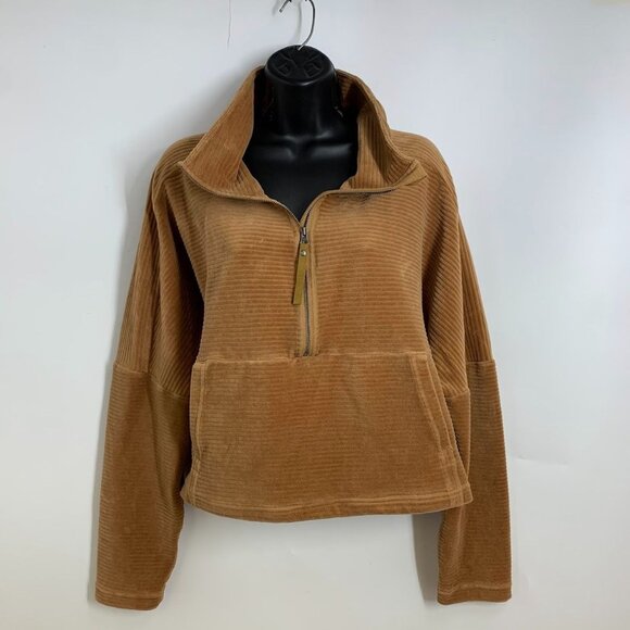 prAna Women's Escambia Half Zip Organic Ribbed Cotton Pullover Size XL - Picture 6 of 14
